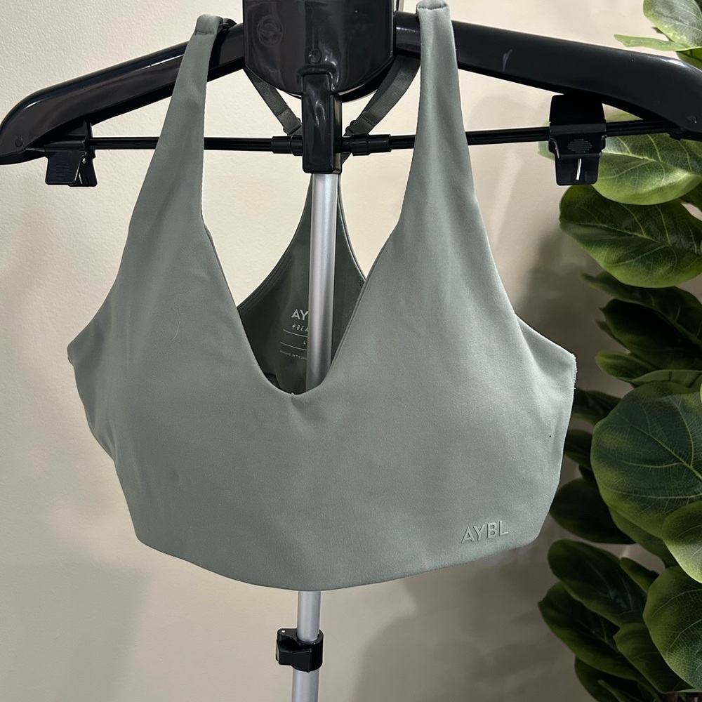 AYBL Women's Soft Green Sports Bra